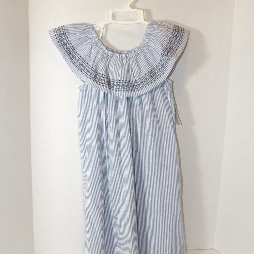 Old Navy Blue Striped Dress Girls Size 4T New with Tags